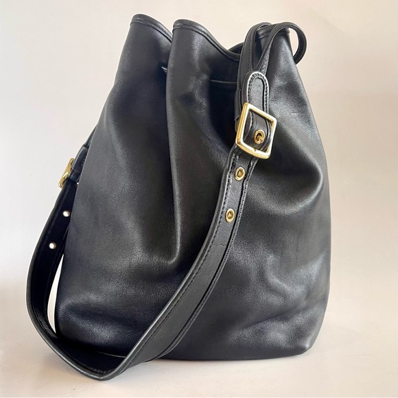 Coach Black Leather Hobo Bag - Picture 1 of 16
